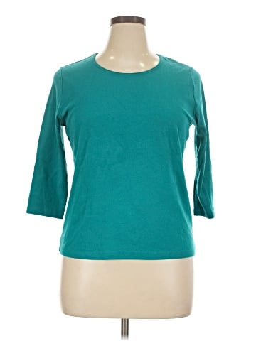 Karen Scott 3/4 Sleeve T-Shirt (view 1)
