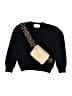 Autumn Cashmere Animal Print Black Wool Pullover Sweater Size 6 - photo 1