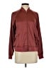 Uniqlo Solid Burgundy Track Jacket Size S - photo 1