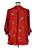 West Kei 100% Polyester Red 3/4 Sleeve Blouse Size XL - photo 2