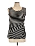 89th & Madison 100% Polyester Gray Sleeveless Top Size L - photo 1