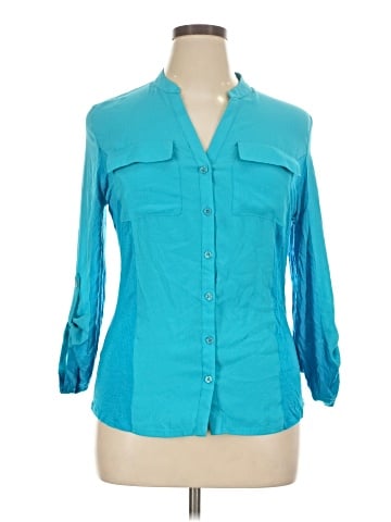 INC International Concepts 3/4 Sleeve Blouse (view 1)