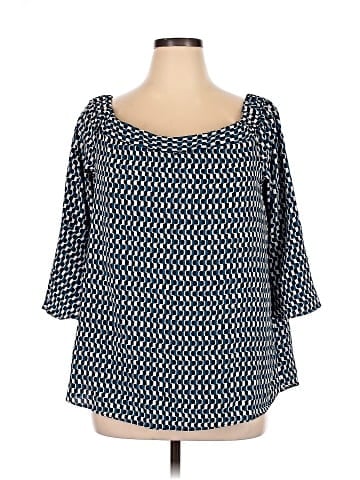 NY Collection 3/4 Sleeve Blouse (view 1)