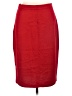 St. John Solid Red Wool Skirt Size 10 - photo 1