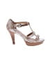 Sofft 100% Leather Metallic Silver Sandals Size 8 - photo 1