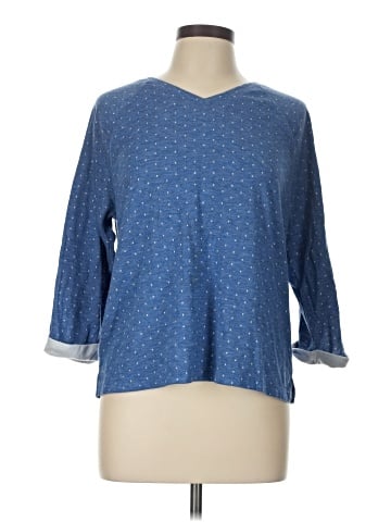 Chico's 3/4 Sleeve T-Shirt (view 1)