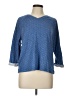 Chico's Blue 3/4 Sleeve T-Shirt Size Lg (2) - photo 1