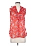 CAbi 100% Polyester Red Sleeveless Blouse Size XS - photo 1