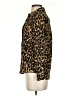 Halogen 100% Polyester Animal Print Gold Long Sleeve Blouse Size XXS - photo 5