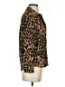 Halogen 100% Polyester Animal Print Gold Long Sleeve Blouse Size XXS - photo 4