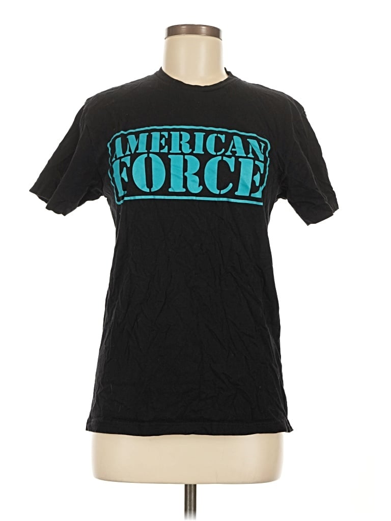 Pre-owned Next Level Apparel Short Sleeve T-shirt In Black