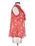 CAbi 100% Polyester Red Sleeveless Blouse Size XS - photo 4