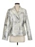 CAbi Metallic Silver Blazer Size 8 - photo 1