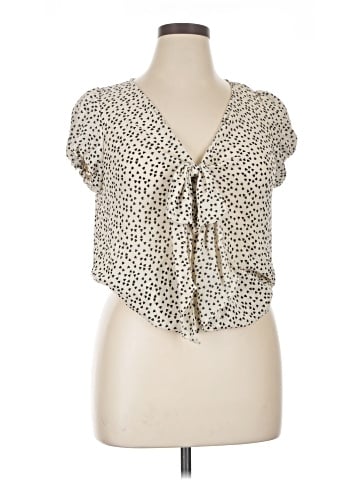 Max Studio Short Sleeve Blouse (view 1)