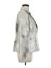 CAbi Metallic Silver Blazer Size 8 - photo 4