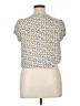 Max Studio 100% Polyester Ivory Short Sleeve Blouse Size XL - photo 2