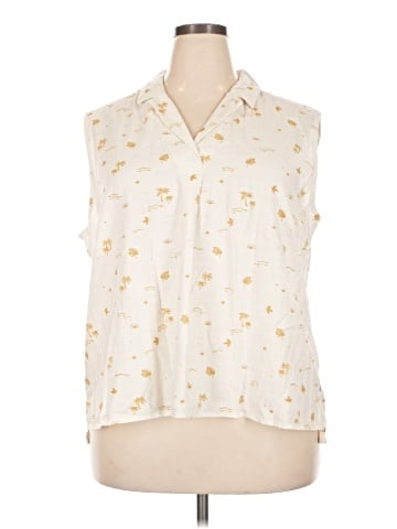 Eddie Bauer Sleeveless Button-Down Shirt (view 1)