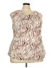 Montgomery Post Brown Sleeveless Blouse Size 3X - photo 1