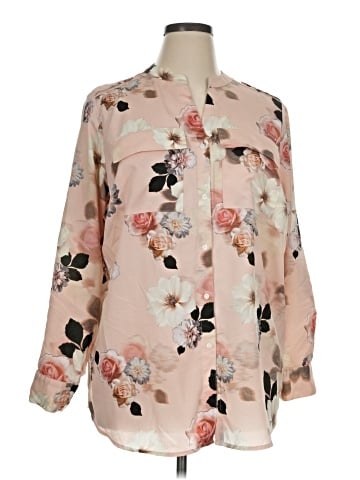 Calvin Klein Long Sleeve Blouse (view 1)