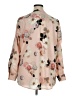 Calvin Klein 100% Polyester Floral Pink Long Sleeve Blouse Size 0X - photo 2