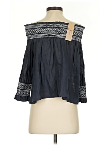 Chan Luu Short Sleeve Blouse (view 2)
