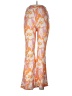 Unbranded Floral Orange Dress Pants Size L - photo 1