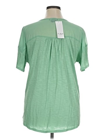 U-Knit Short Sleeve Blouse (view 2)