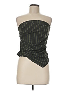 Line & Dot Sleeveless Blouse