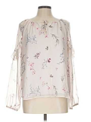 St. Tropez West Long Sleeve Blouse (view 1)