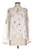 St. Tropez West 100% Polyester Ivory Long Sleeve Blouse Size L - photo 1