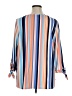 Ruby Rd. Stripes Blue 3/4 Sleeve Blouse Size 1X - photo 2