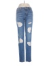 Forever 21 Hearts Blue Jeans Size 28 waist - photo 1