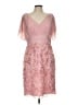 JS Collections 100% Polyester Pink Cocktail Dress Size 12 - photo 1