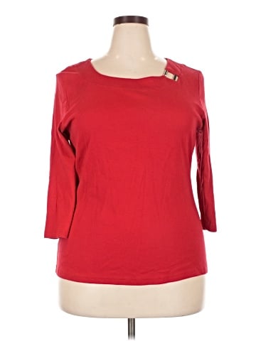 Karen Scott 3/4 Sleeve Top (view 1)