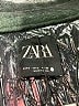 Zara Plaid Green Coat Size S - photo 6