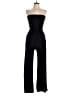 Go Couture Solid Black Jumpsuit Size L - photo 1