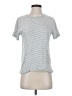 Splendid Stripes Silver Short Sleeve T-Shirt Size S - photo 1