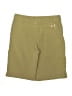 Under Armour 100% Polyester Solid Tan Khaki Shorts Size M (youth) - photo 2