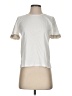 Zara Ivory Short Sleeve Top Size S - photo 1