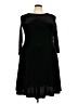 Talbots Solid Black Casual Dress Size 18 - photo 1