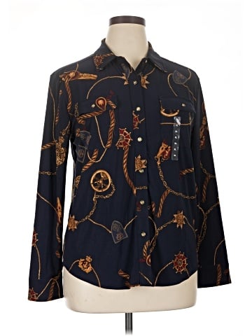 Ralph Lauren Black Label Long Sleeve Blouse (view 1)