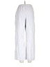 Gap Stripes Silver Linen Pants Size L - photo 2