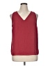 Nine West 100% Polyester Red Sleeveless Blouse Size XL - photo 1