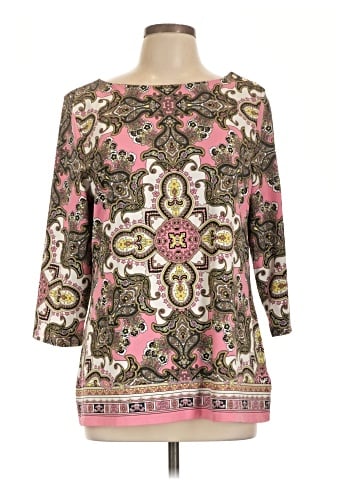 Charter Club 3/4 Sleeve Blouse (view 1)