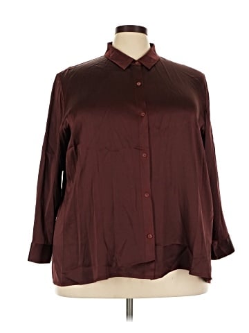 Eileen Fisher 3/4 Sleeve Button-Down Shirt (view 1)