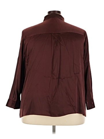 Eileen Fisher 3/4 Sleeve Button-Down Shirt (view 2)