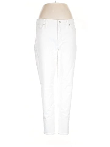 Madewell 9" High-Rise Skinny Jeans in Pure White (view 1)