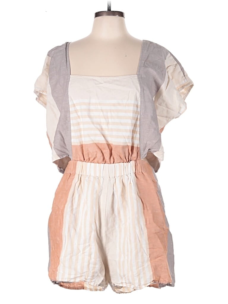 Pre-owned Elevenses Romper In Gray