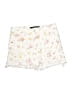 Express Floral White Shorts Size 0 - photo 1