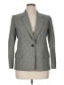 Pendleton 100% Virgin Wool Houndstooth Gray Wool Blazer Size 14 Petite - photo 1
